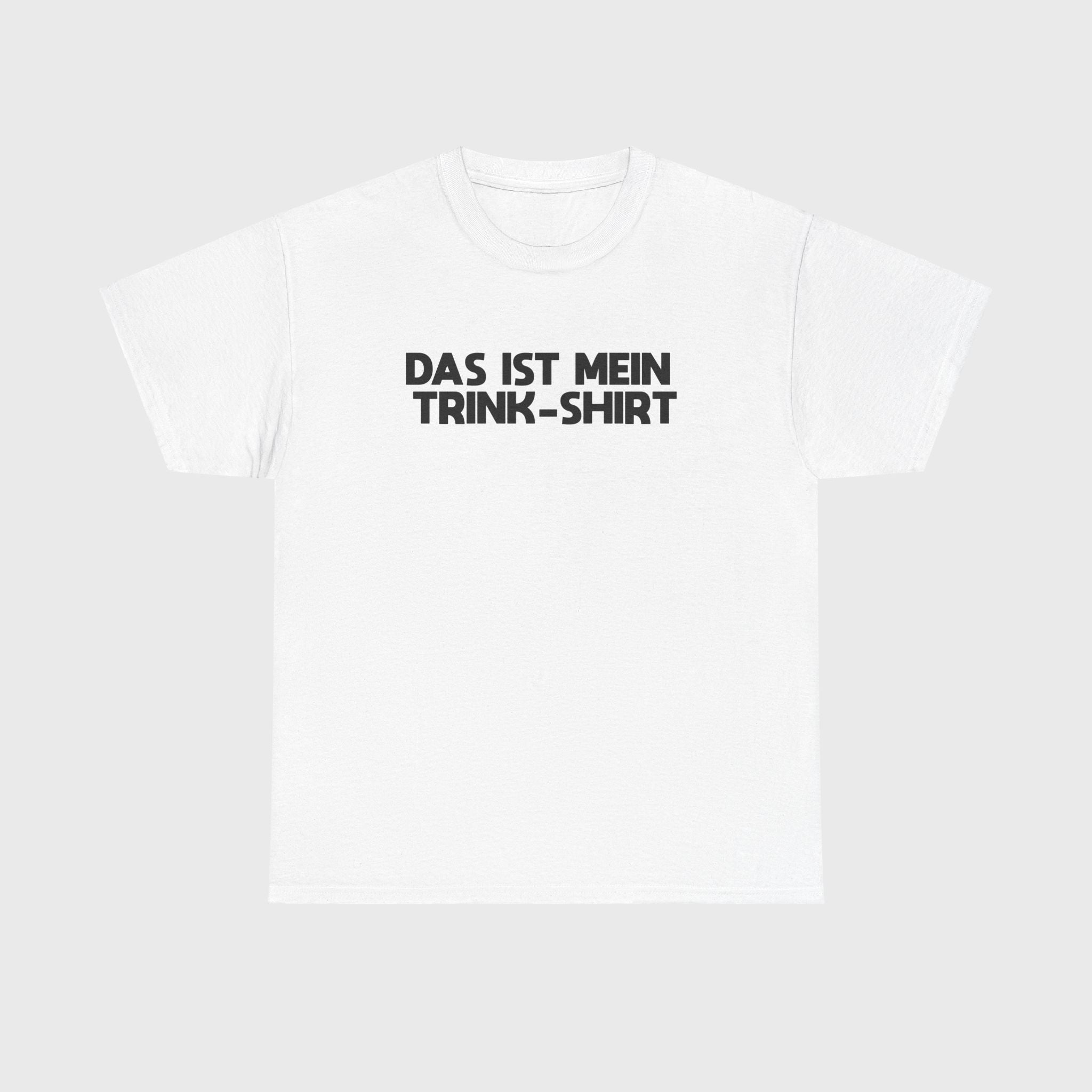 T-SHIRT - "TRINK/FAHR-SHIRT" mit Backprint