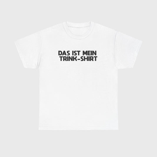 T-SHIRT - "TRINK/FAHR-SHIRT" mit Backprint